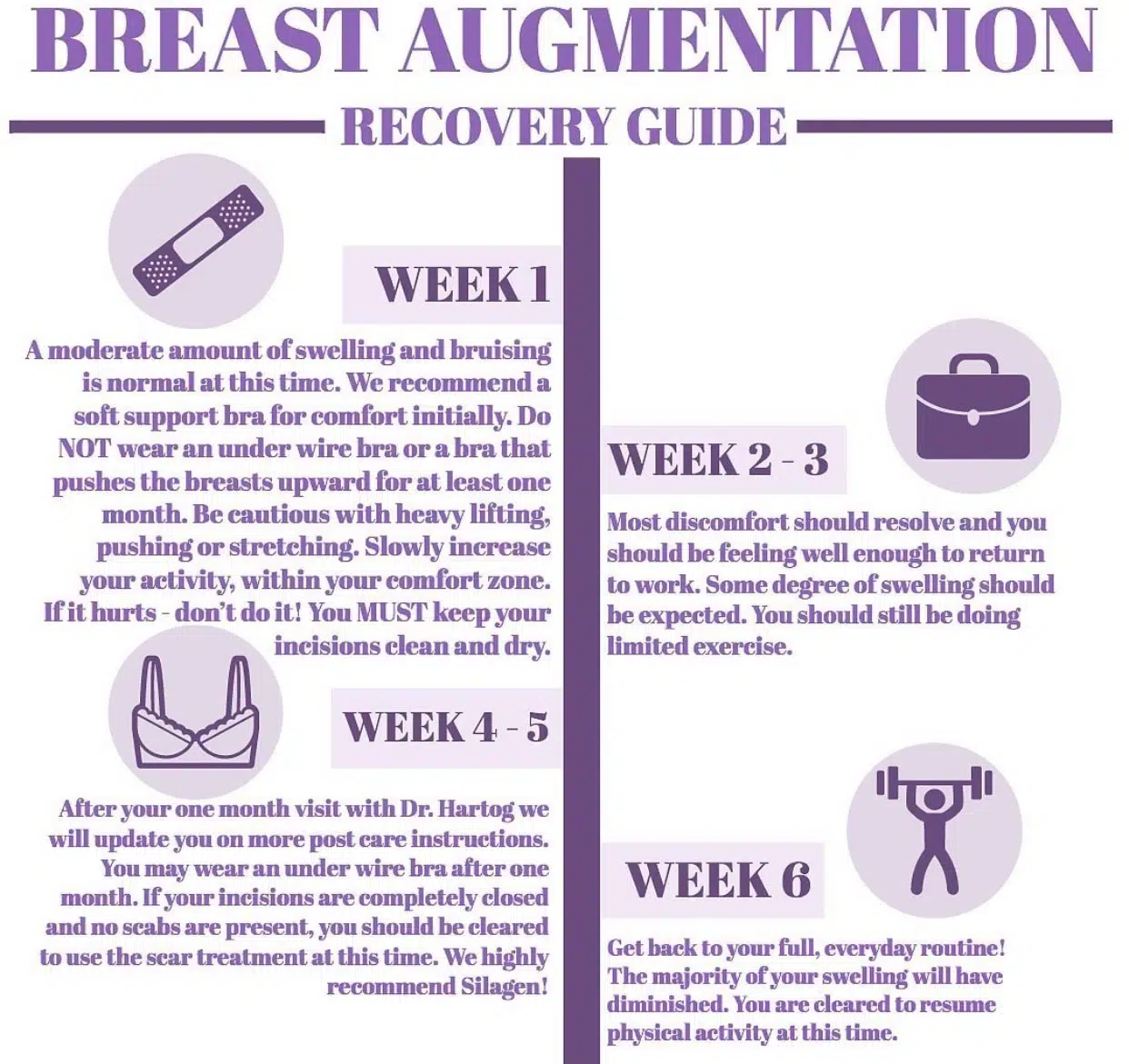 breast augmentation recovery guide